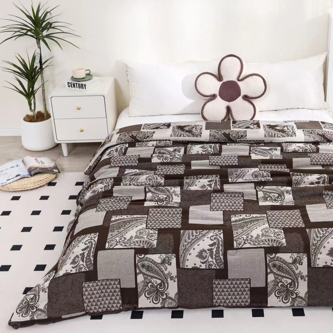 金織（风之谷） 150X200 纯棉全棉 高端驼绒 双层纱单人被子