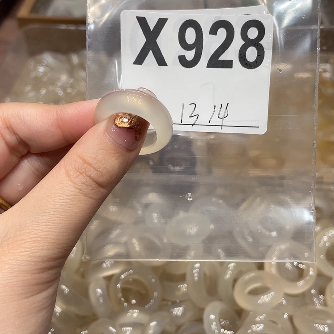 玛瑙/玉髓未镶嵌戒指928