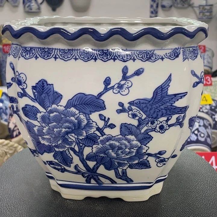 青花四方青花四方盆