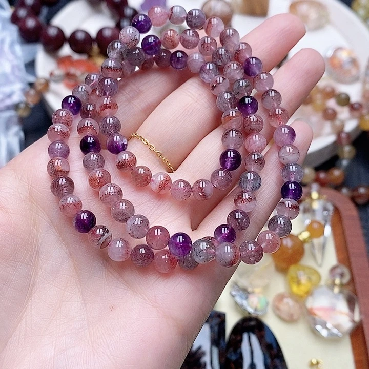未镶嵌手链水晶好**圆