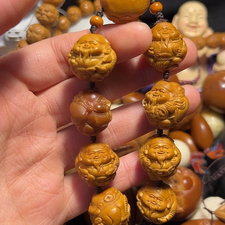 橄榄核手串/手链元甲财神
