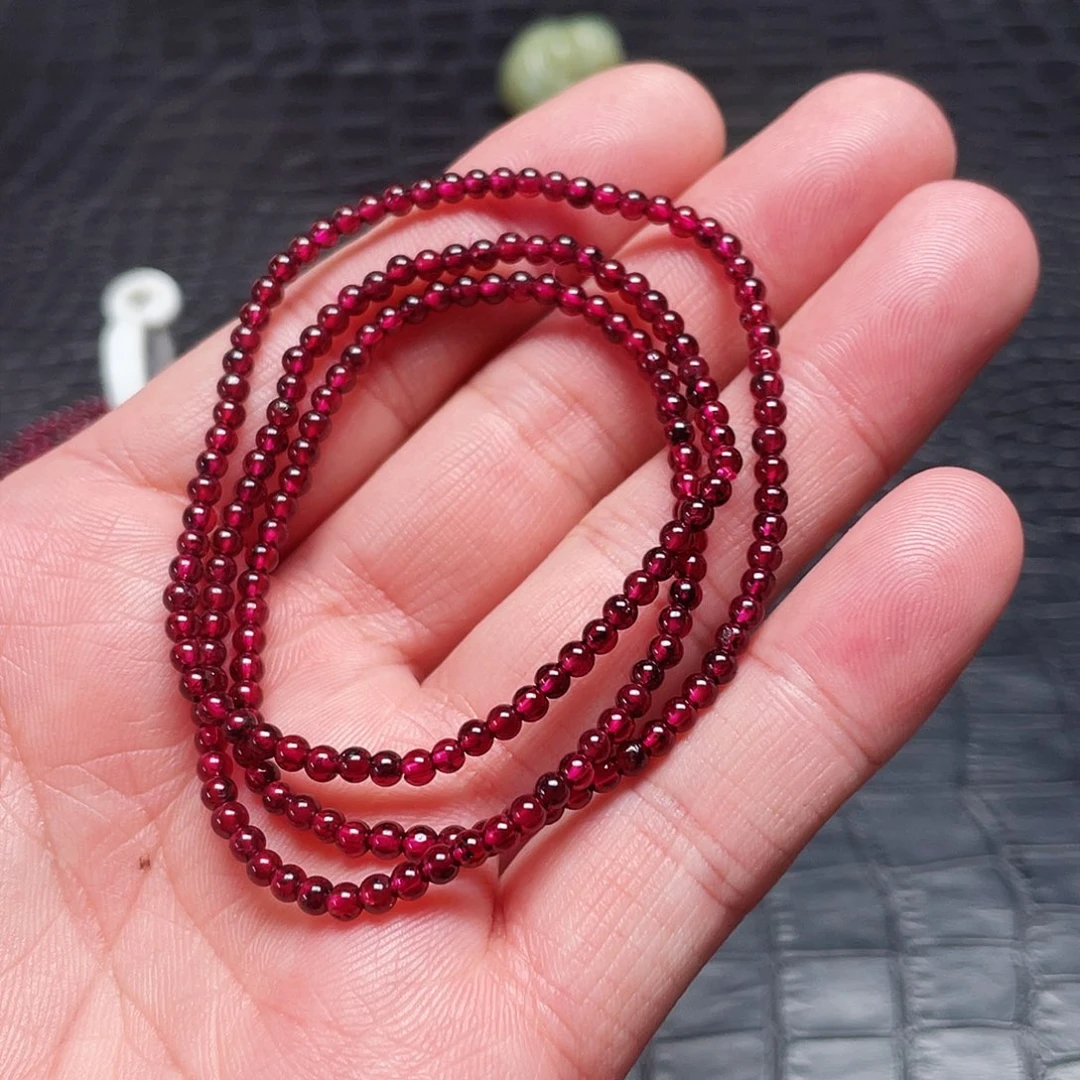 未镶嵌手链石榴石