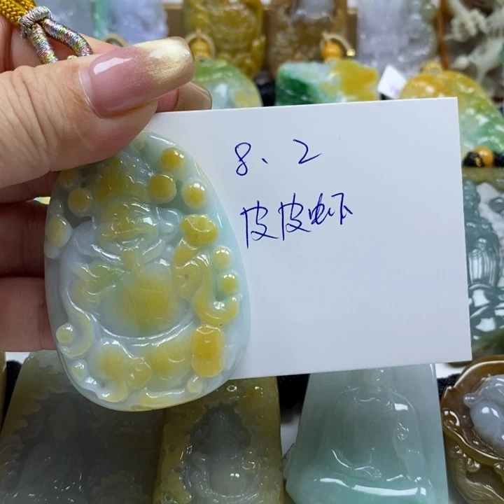 翡翠未镶嵌颈饰天然a货翡翠