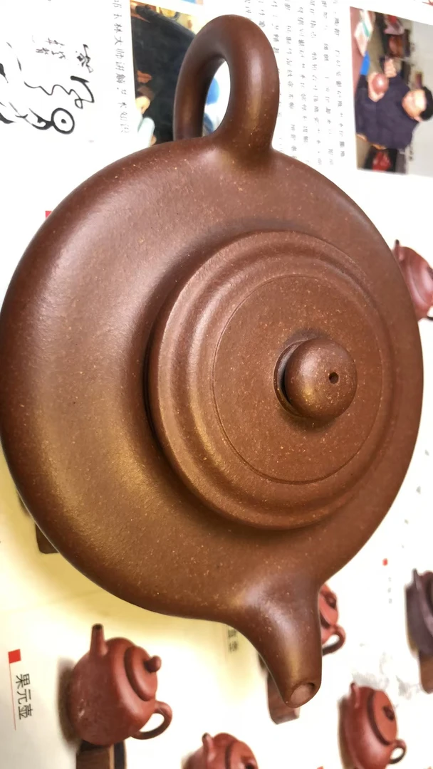 全手工福利特价。虚扁壶-。中小品