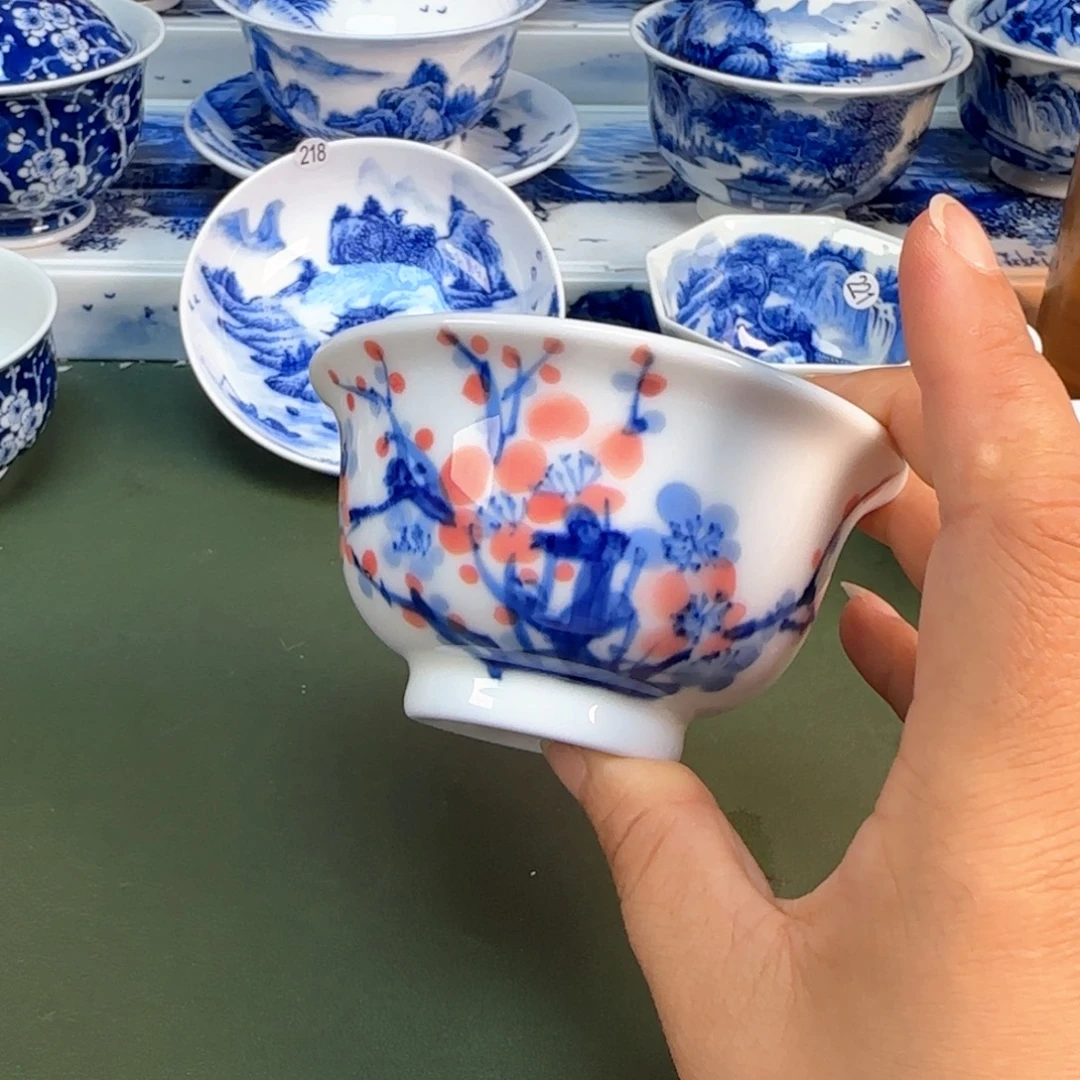 景德镇纯手绘茶具圆圆207