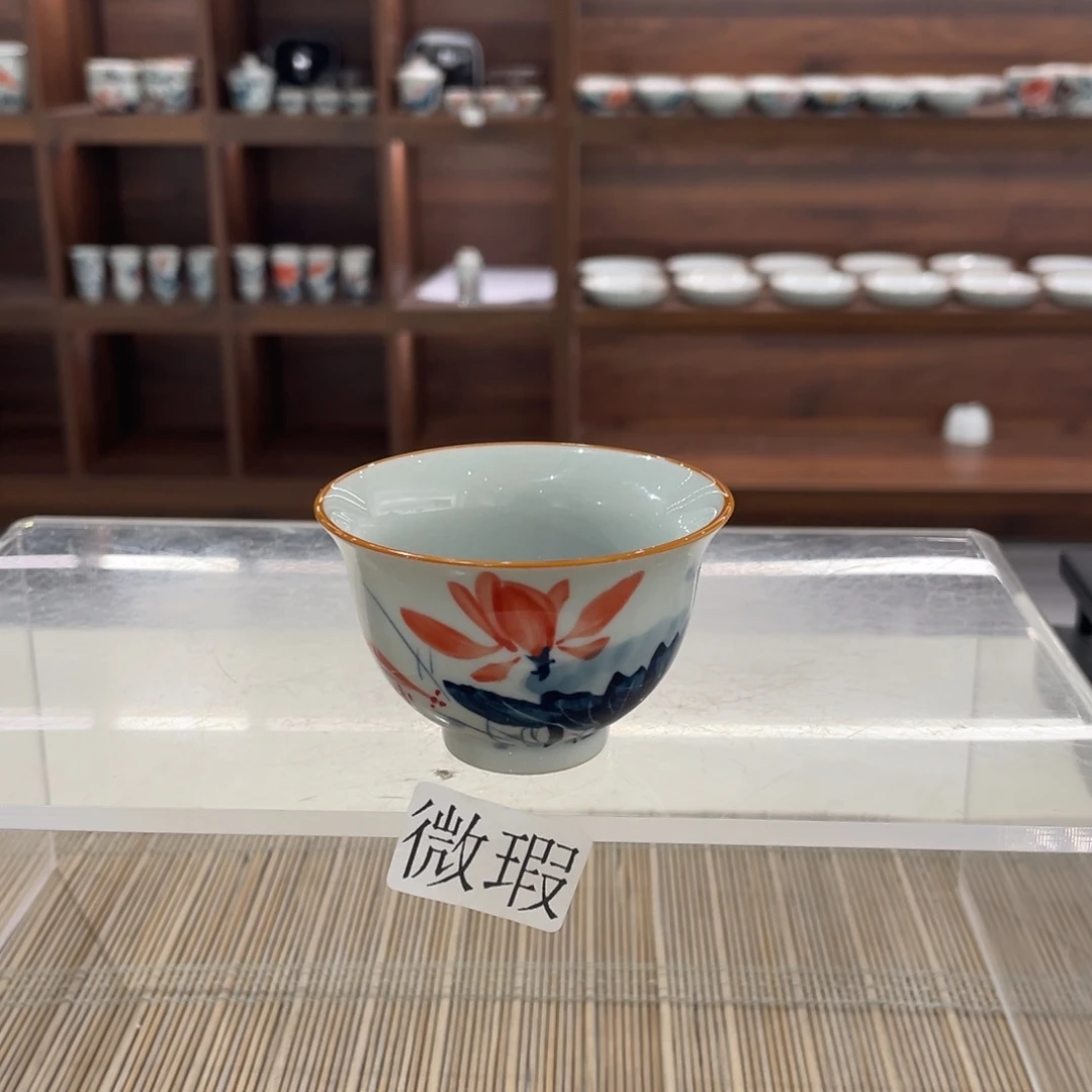 有瑕釉下彩纯手绘