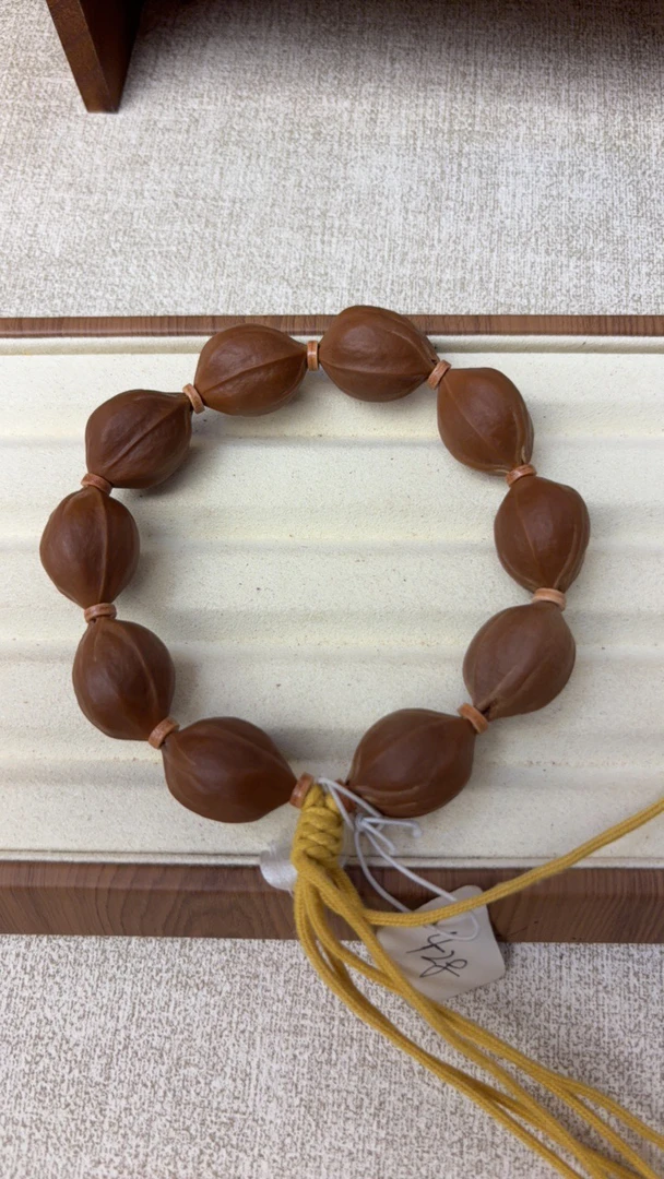 （纯原铁核）梅林铁核19x26原生态原皮素串手串