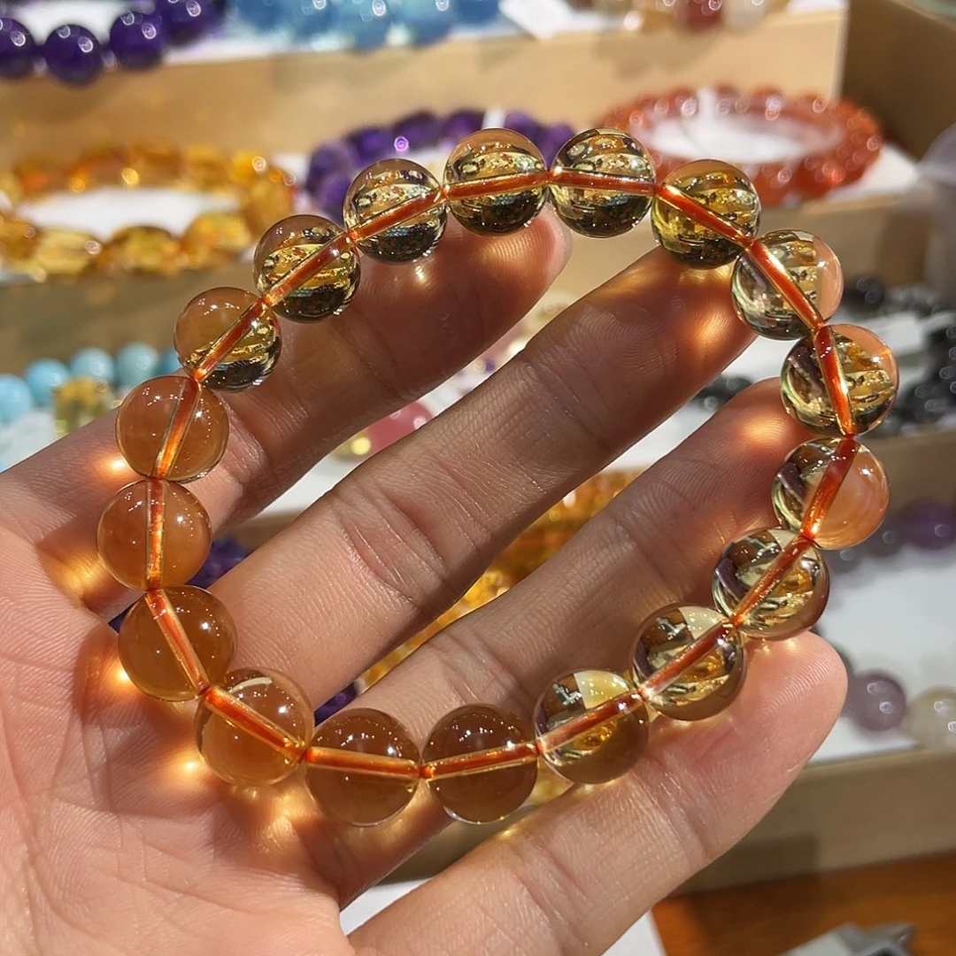 祁***祁手链未镶嵌水晶黄水晶