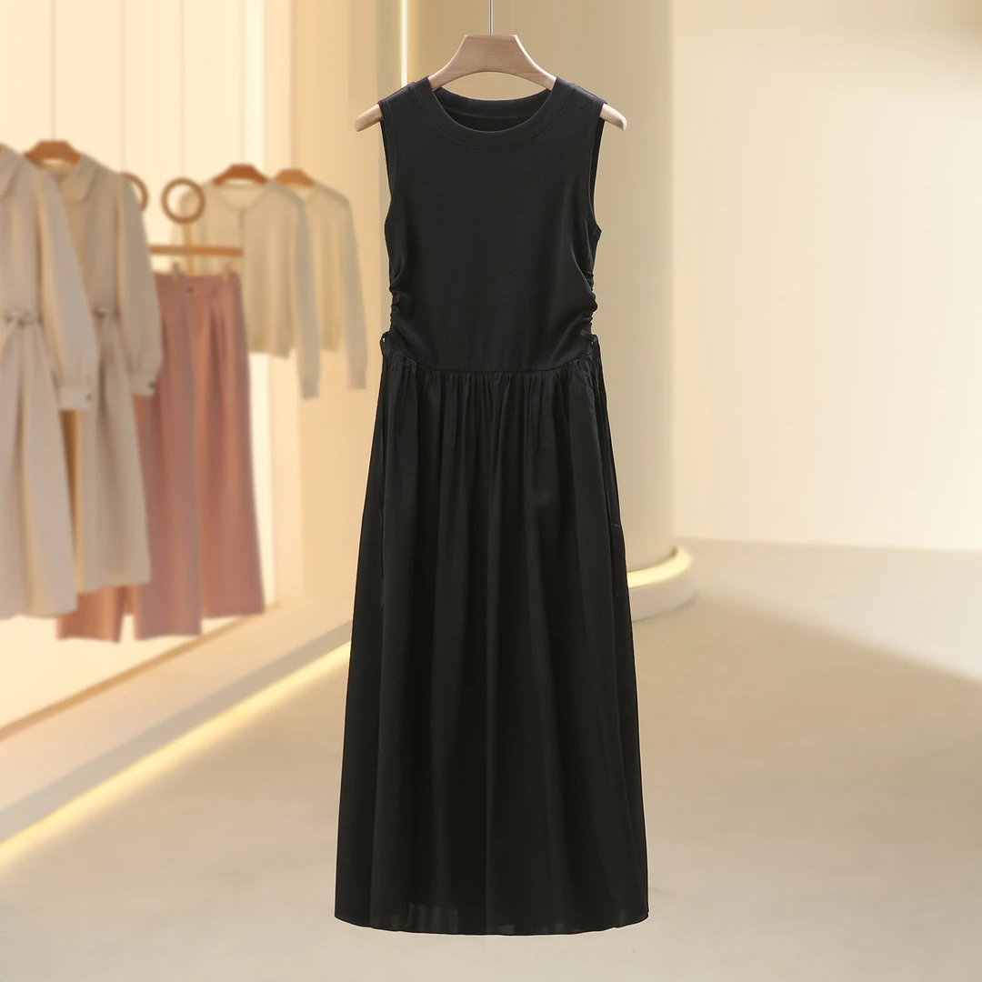 【TA】修身女人味显瘦背心连衣裙2025秋季新款七号铺撤柜女装