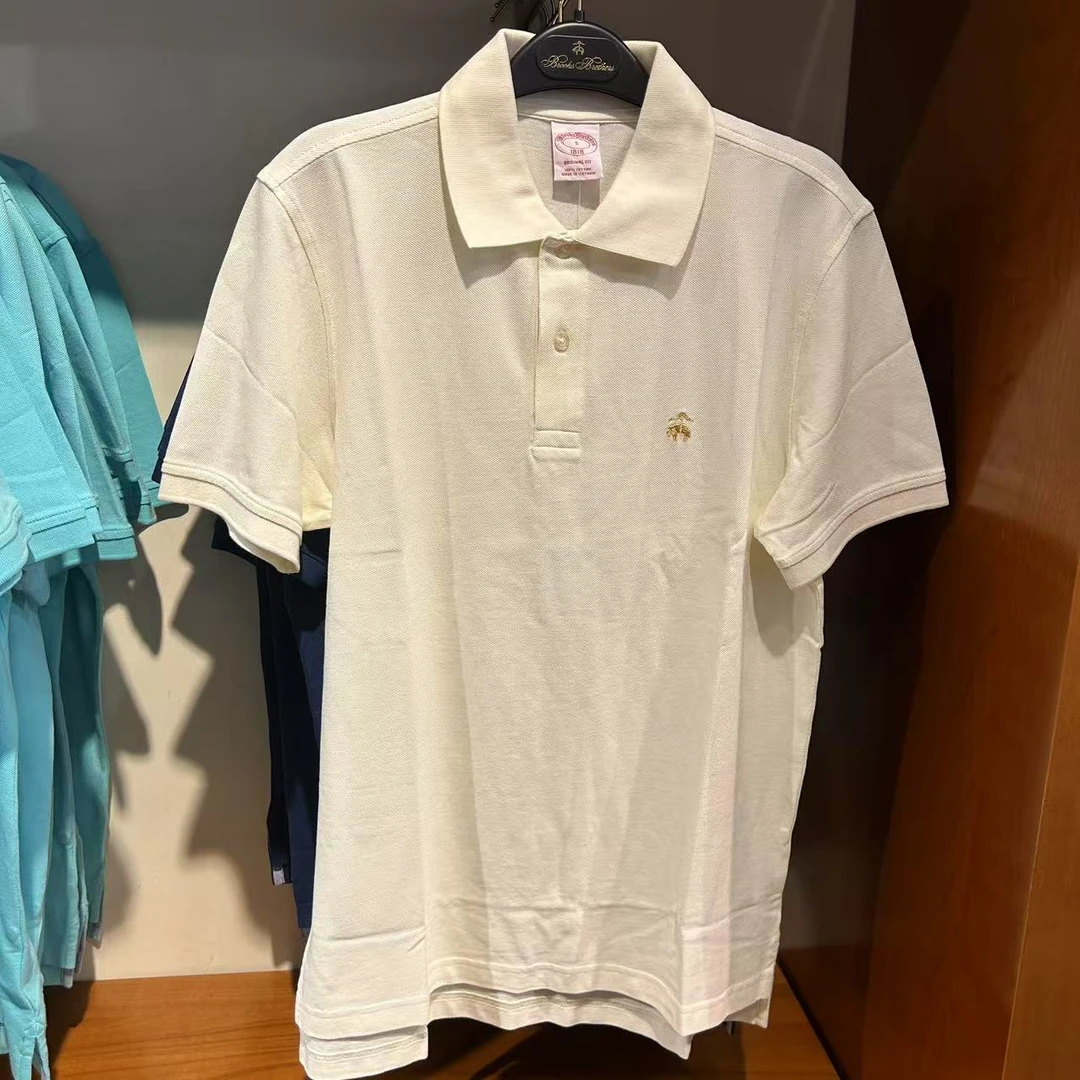 brooks brothers布克男士金标polo短袖宽松版