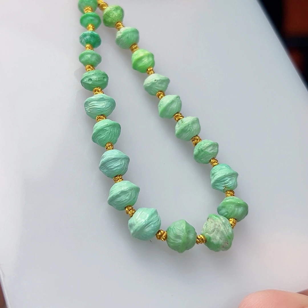 18K金镶嵌绿松石珠宝奇石