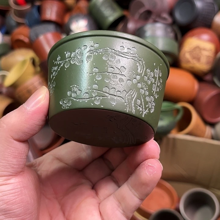 紫砂茶杯全手工紫砂主人杯