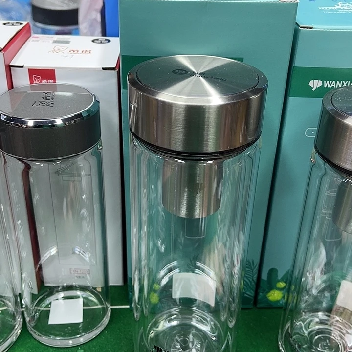 玻璃茶隔款万象480毫升双层