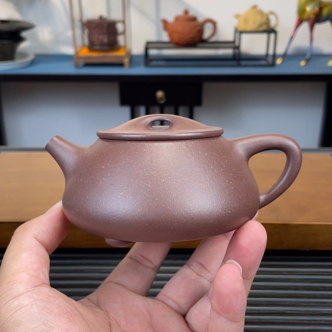 茶壶紫砂底槽青景舟石瓢230cc