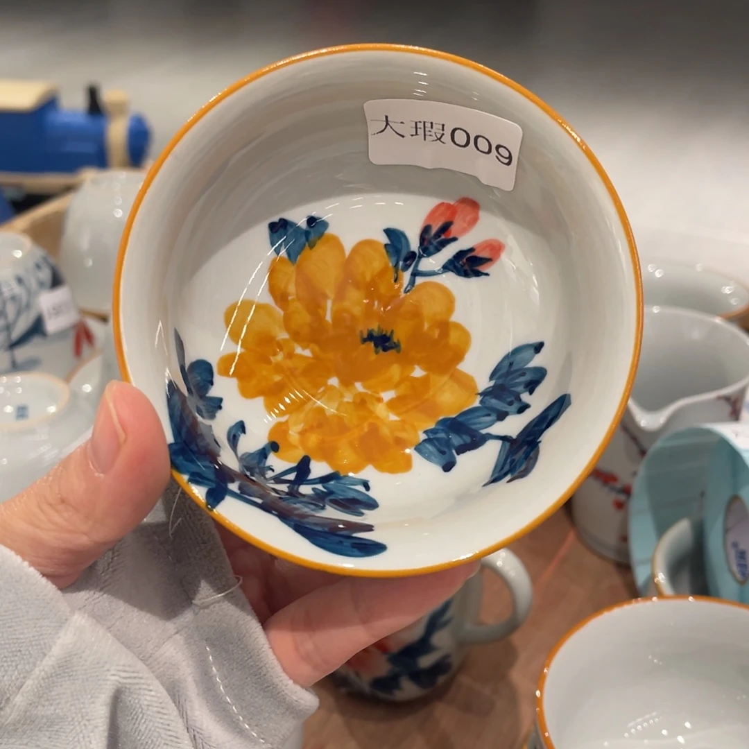 微瑕釉下彩纯手绘