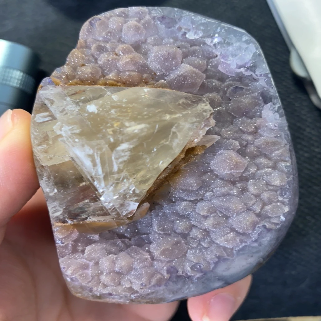 天然水晶紫色摆件