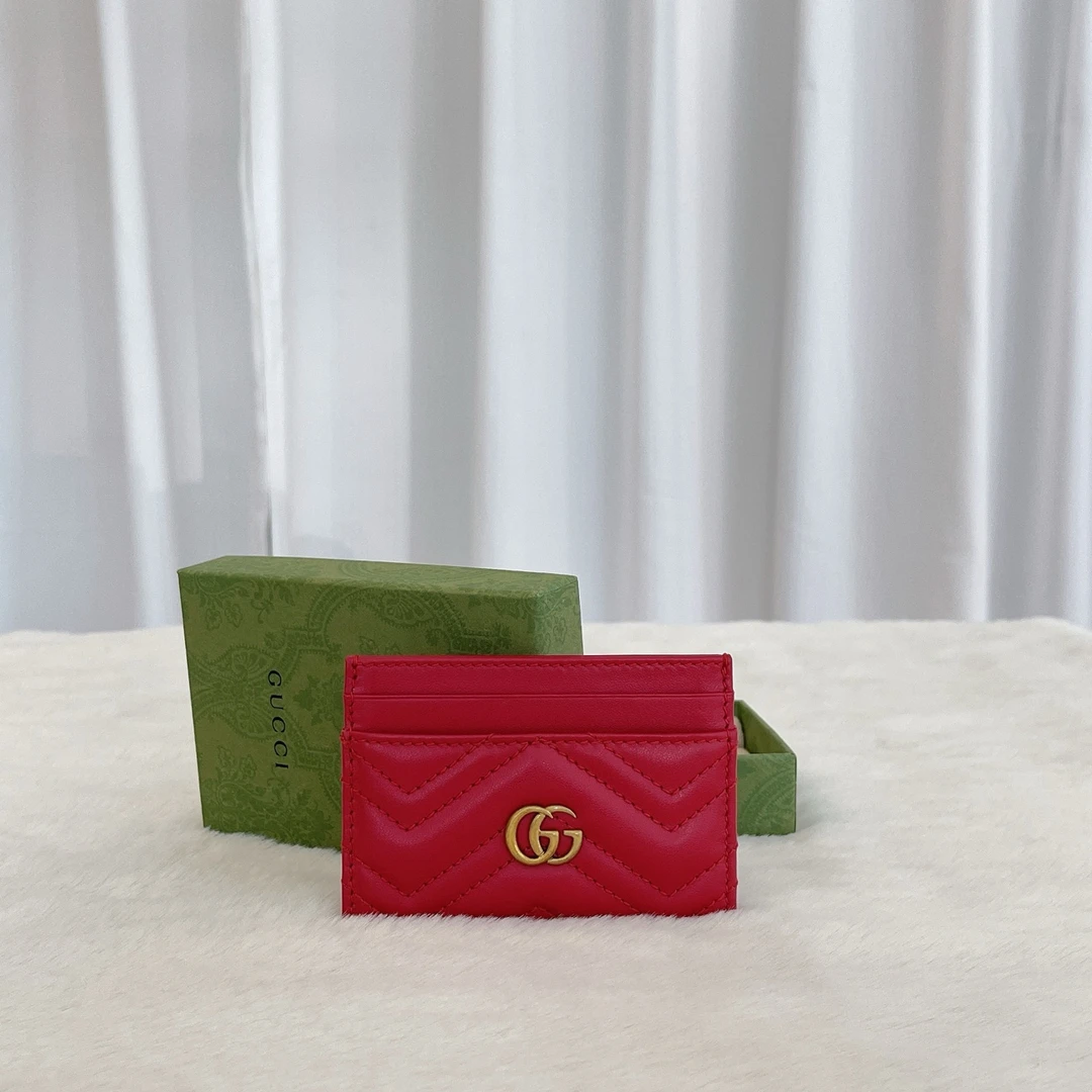 箱包/单肩包 Gucci/古驰 红色卡包  B159