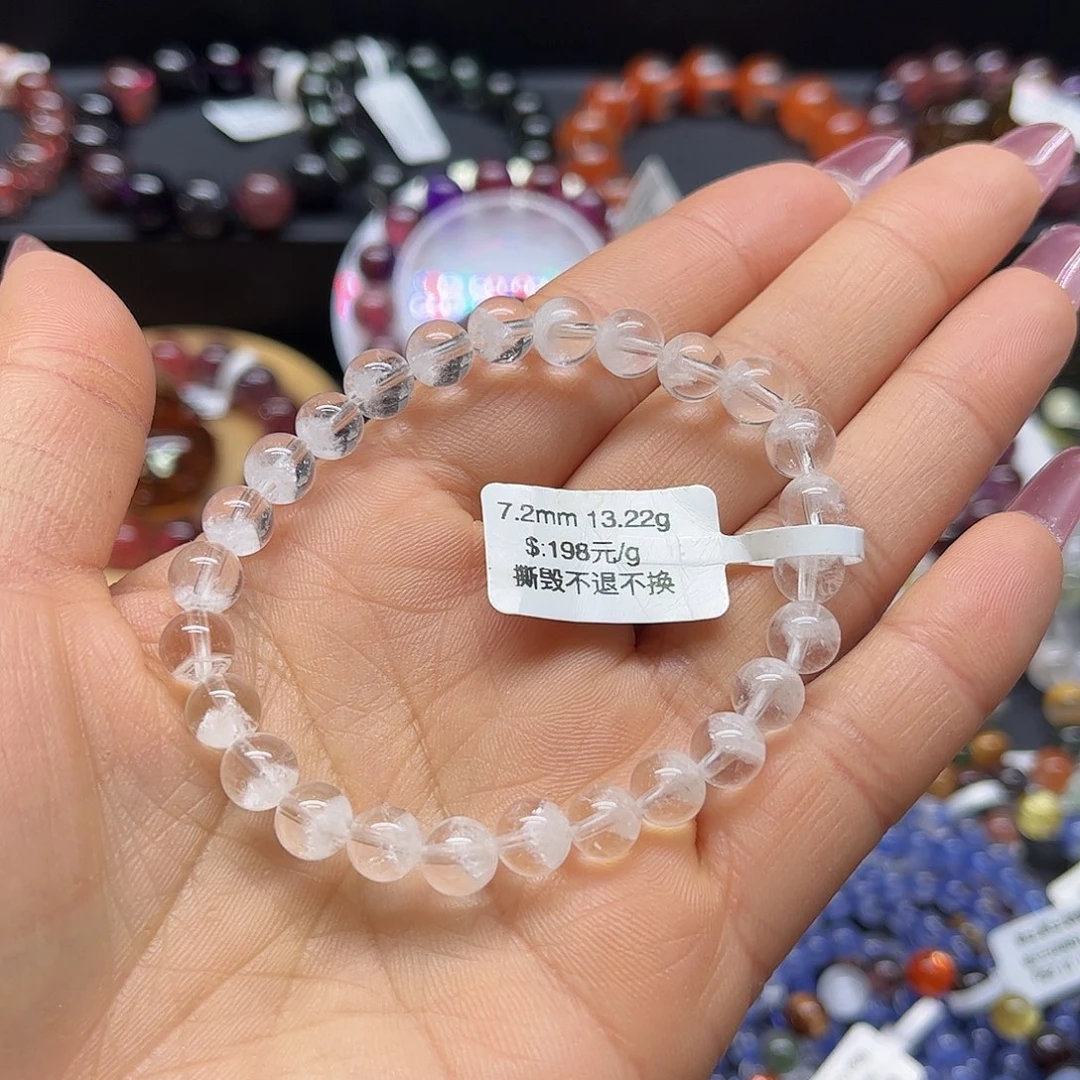 水晶手链未镶嵌柿**意手链