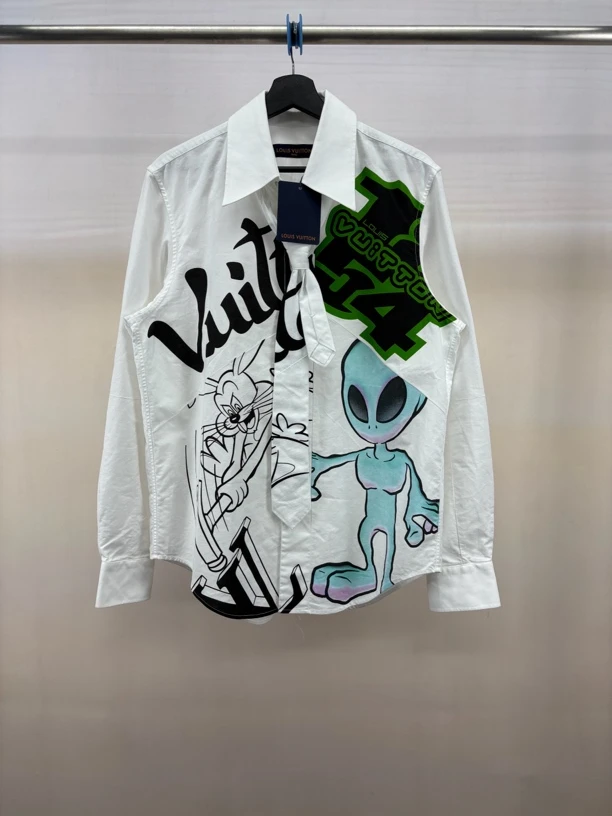 全新未使用 LouisVuitton/路易威登 外星人衬衫/M码/M9586