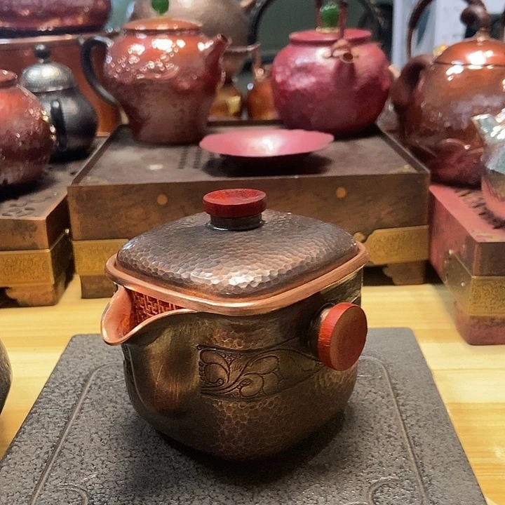 纯手工制作一铜壶制作