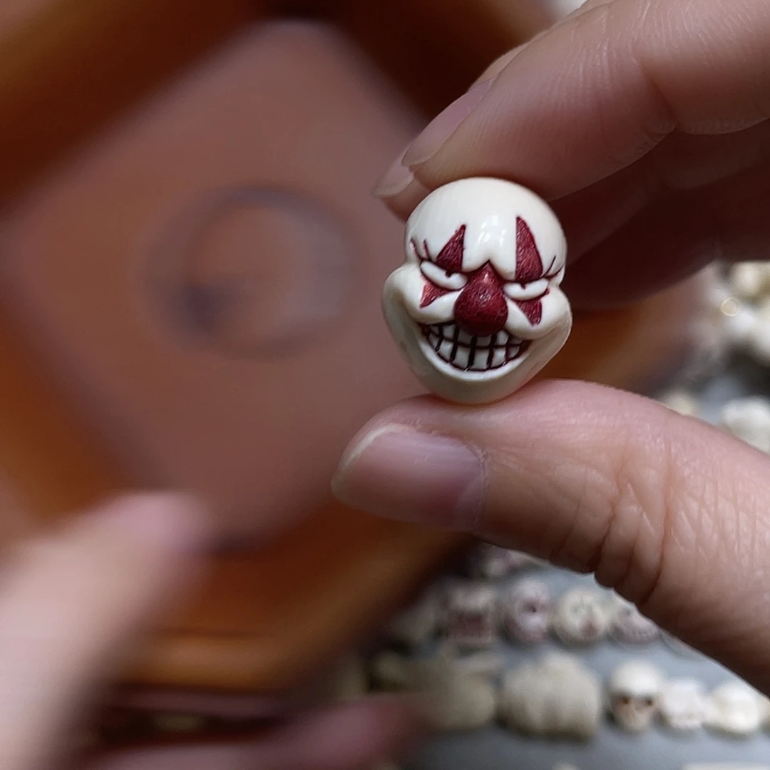 猛犸象牙手串/手链/手镯双面小丑