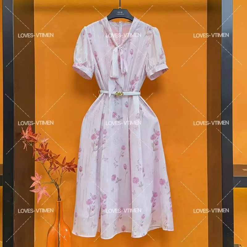 【vian专属】新中式设计师高级感气质奢华显瘦连衣裙LOVES-A1648