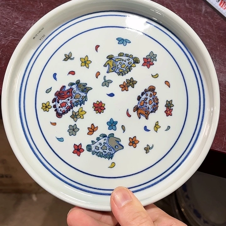 瓷片景德镇陶瓷茶盘。绿。
