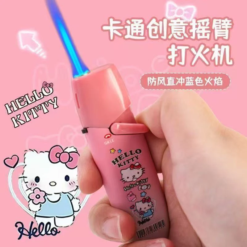 ins创意卡通摇杆直冲防风打火机个性送男友P批发