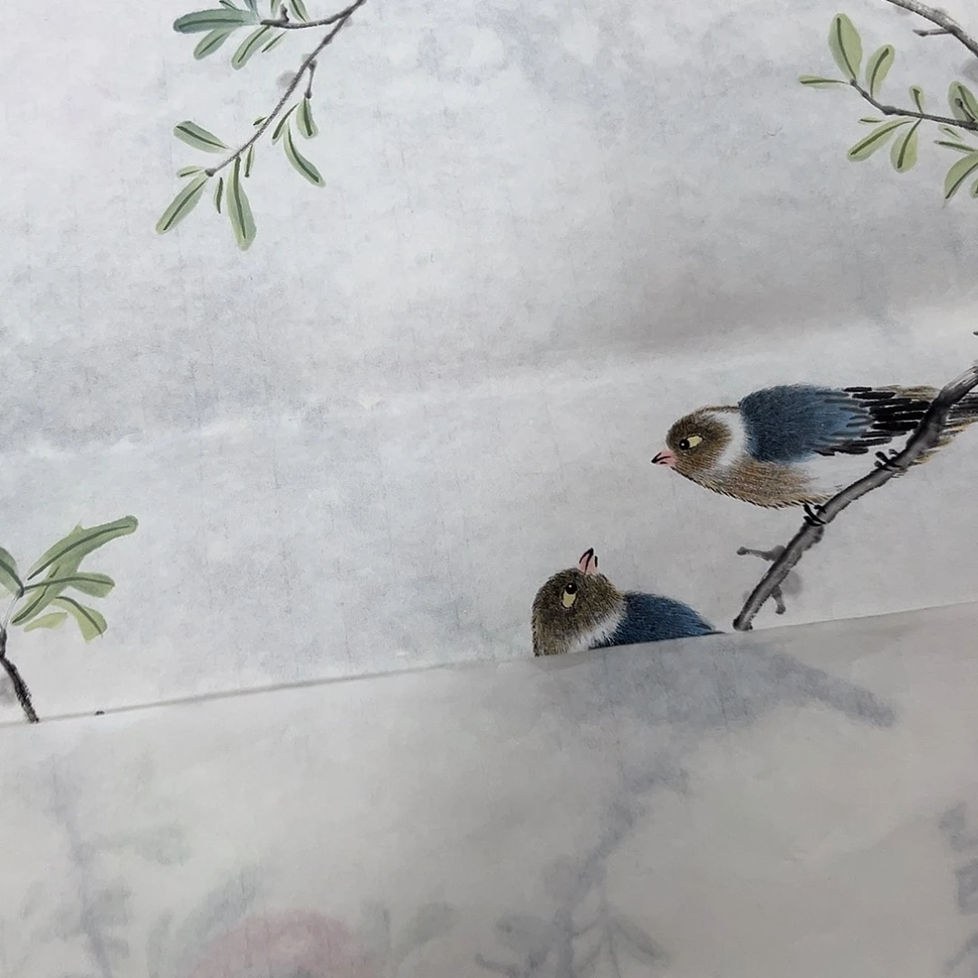 国画国画老师手绘作品