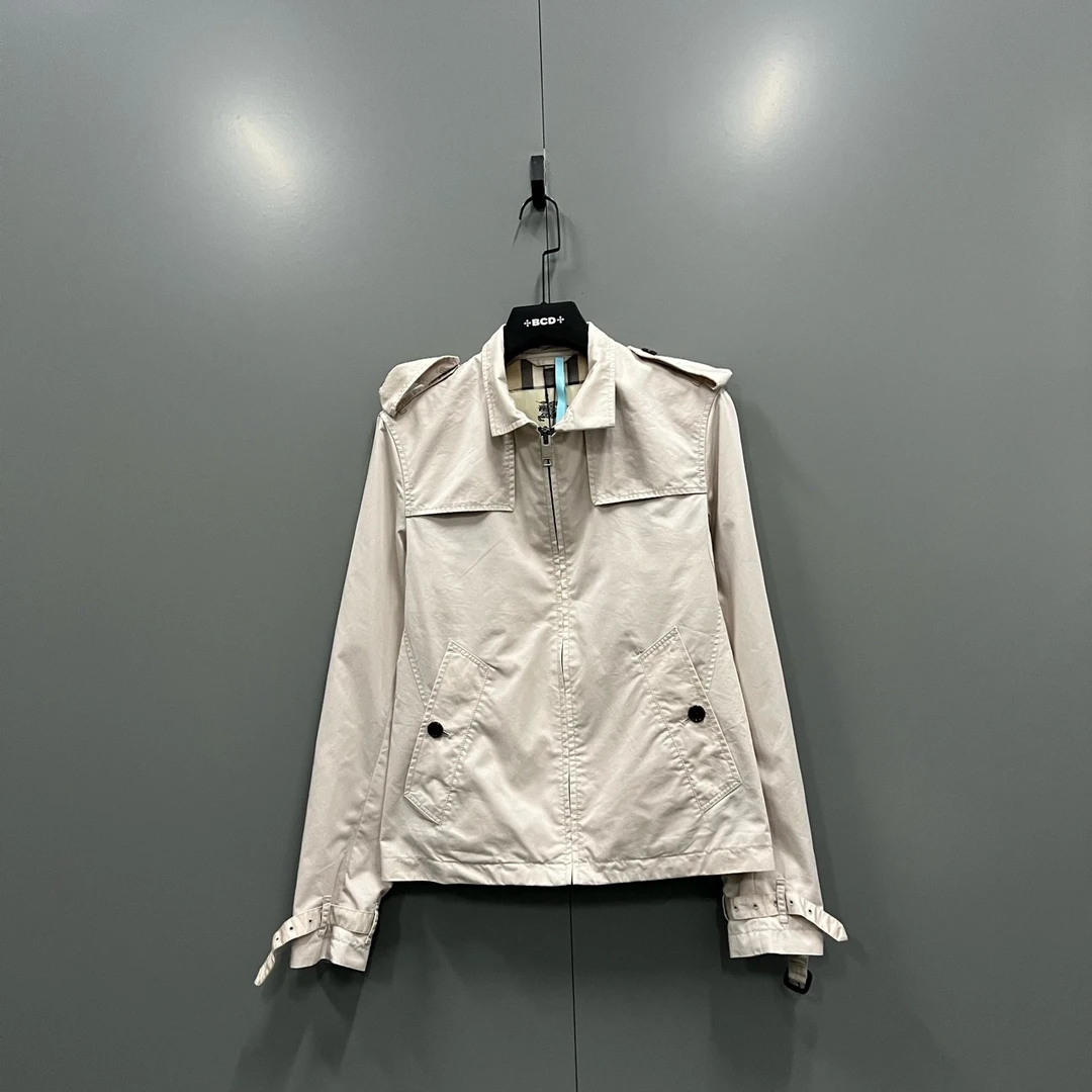 95新 BURBERRY/博柏利 （ll）内里格纹拉链夹克207225