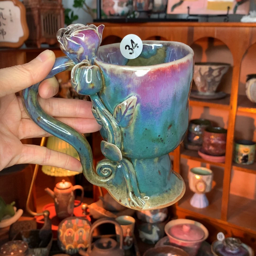 陶瓷微瑕六折·一杯歡喜浪漫器物
