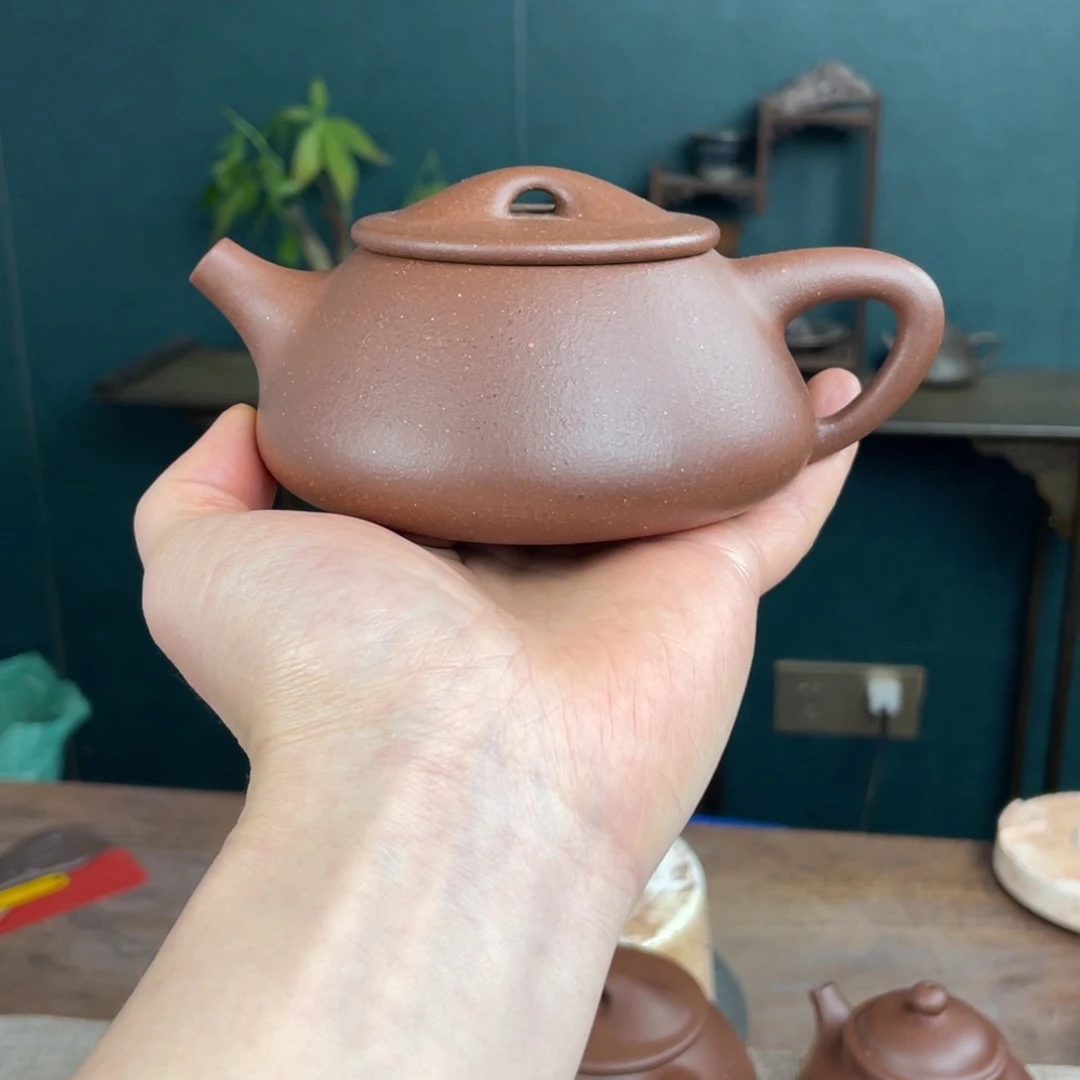 大***韩底槽青茶杯宜兴紫砂工艺