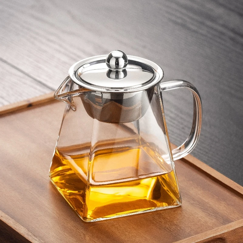 加厚公道杯高硼硅玻璃茶漏带盖过滤泡茶壶家用分茶器小青柑专用壶