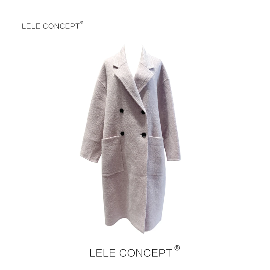 LELE CONCEPT丨轻奢质感长款双兜大衣FD25C0070Y