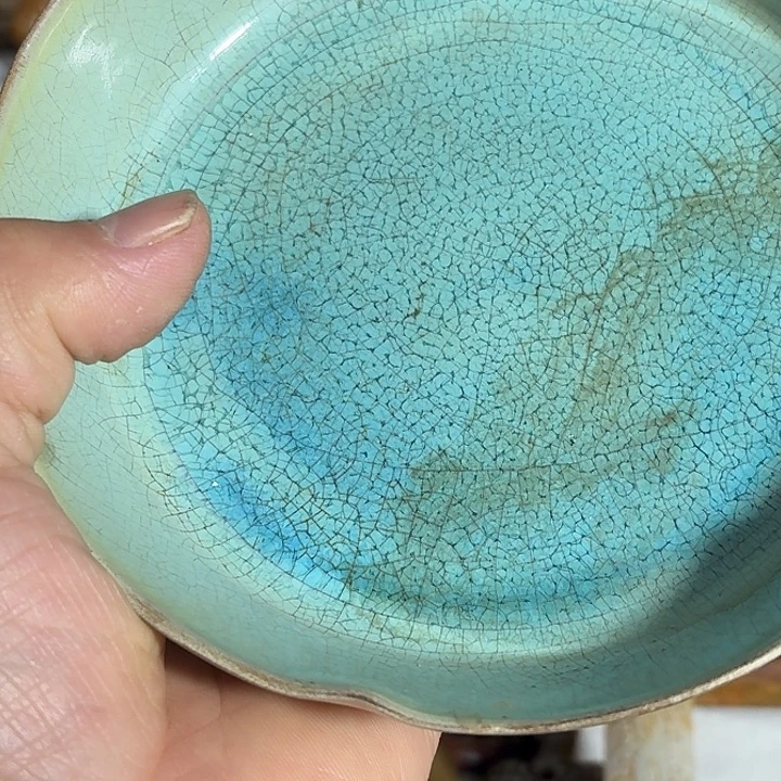 缘***浅摆件瓷自顾自的一个