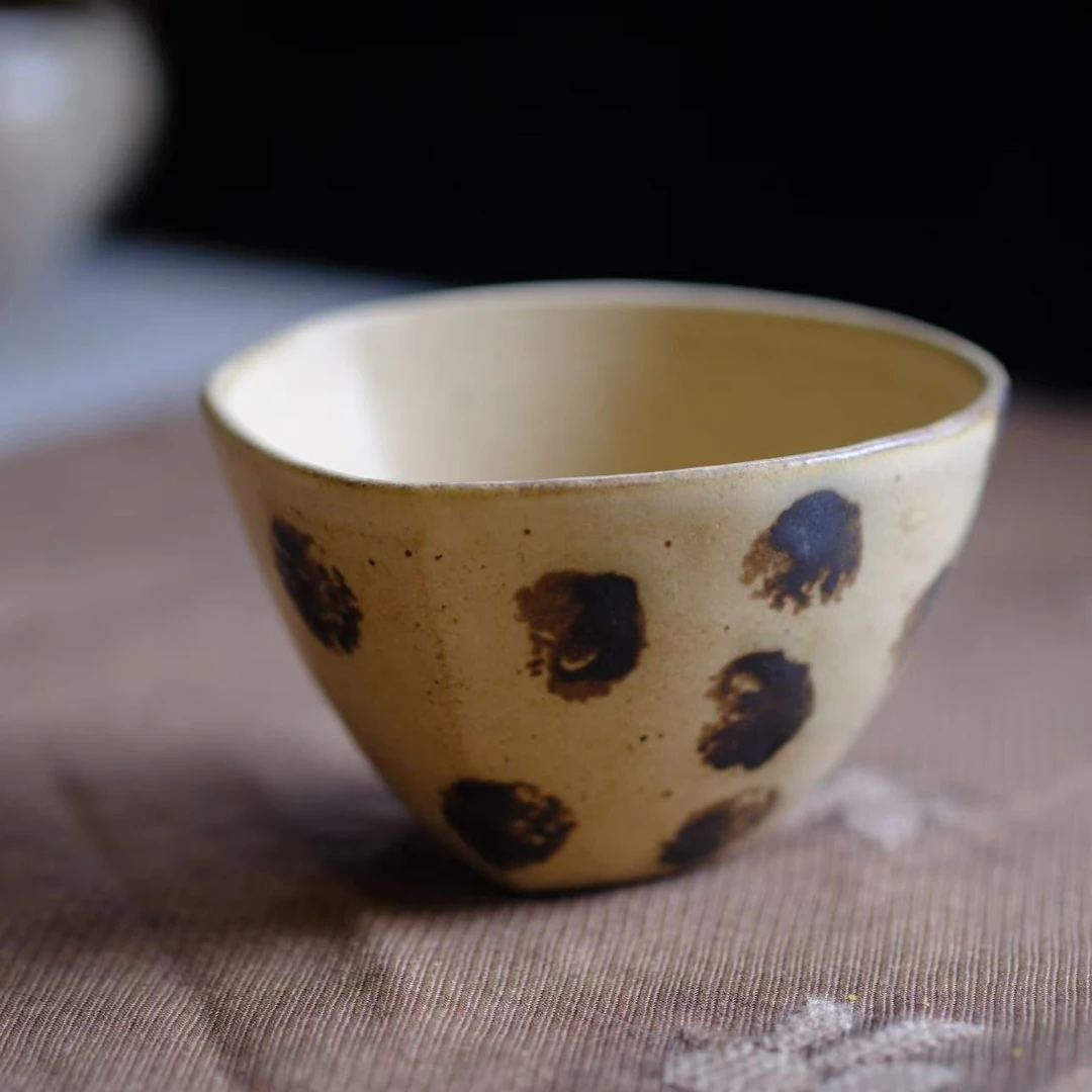 小喜宅 波点爱米碗（口径10cm高11cm）