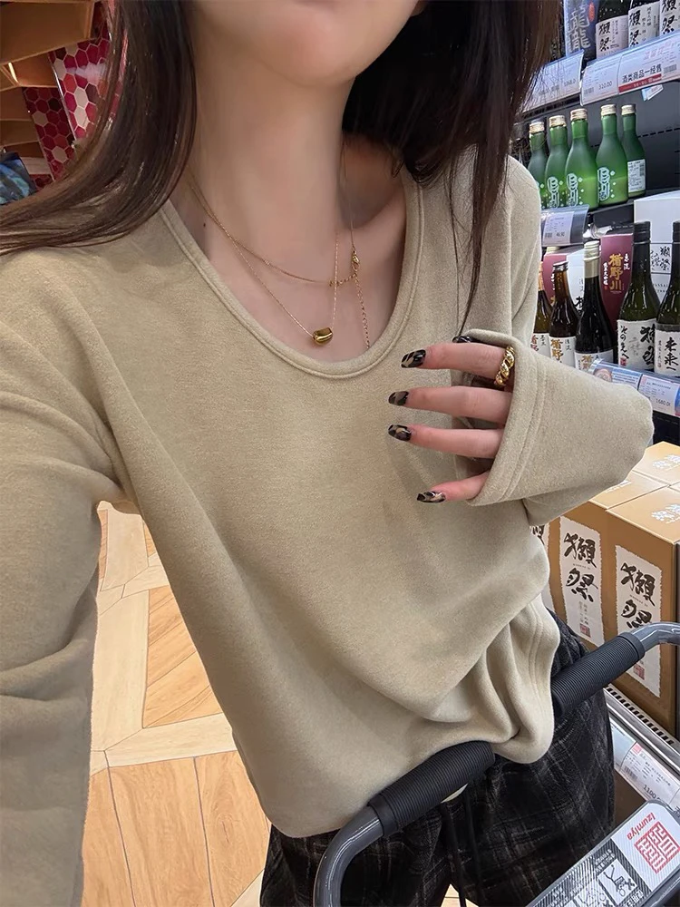 欣欣子—大版磨毛长袖