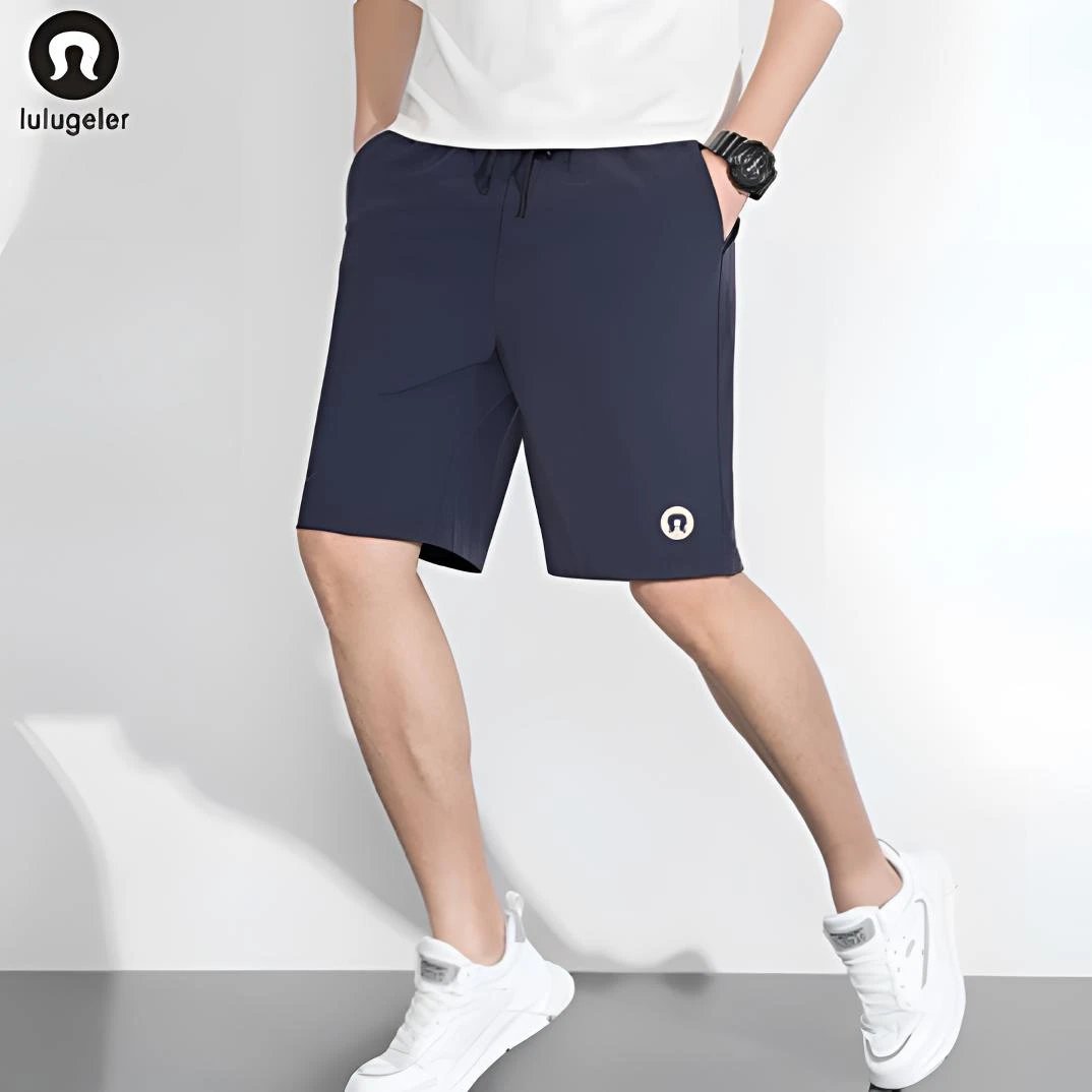 lulu休闲速干男士春夏速干轻薄短裤薄款运动休闲裤时尚百搭
