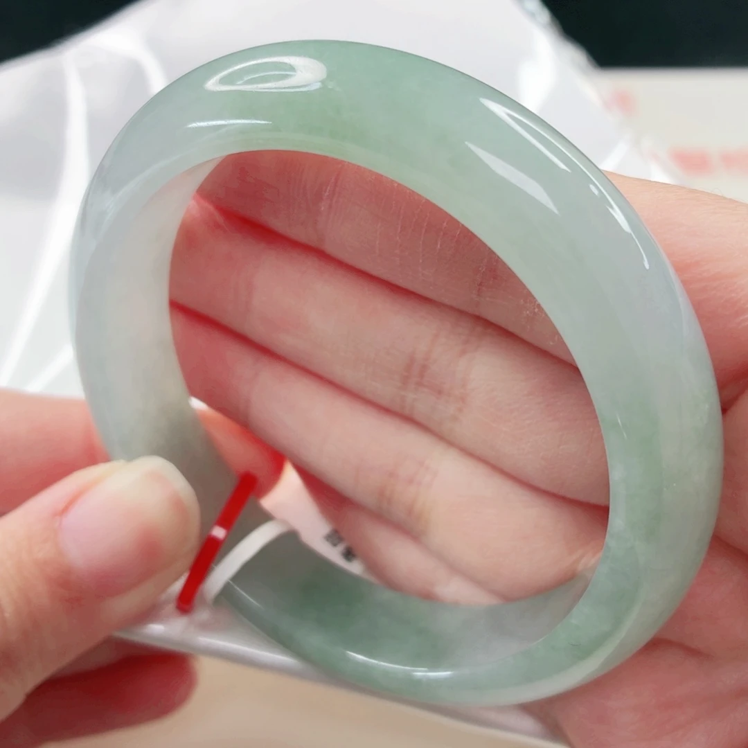 翡翠未镶嵌手镯58圈x534