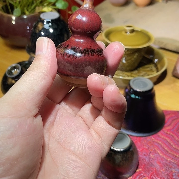 茶盏诚*11级葫芦灯牌礼物