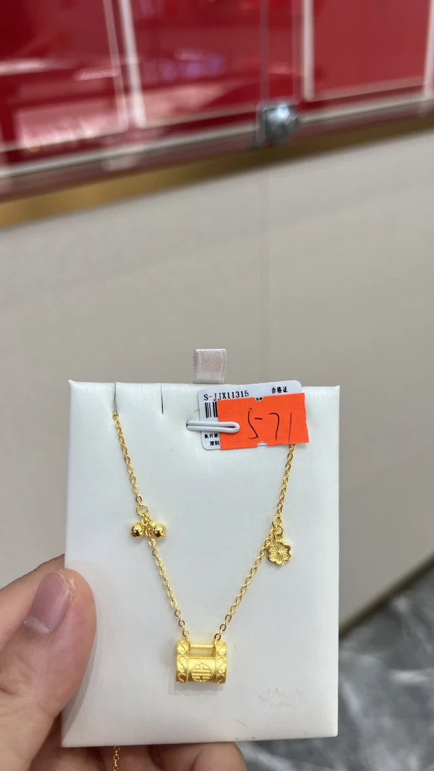 925银银制品 宝韵 591小锁包套链J0.33-约总重4克多