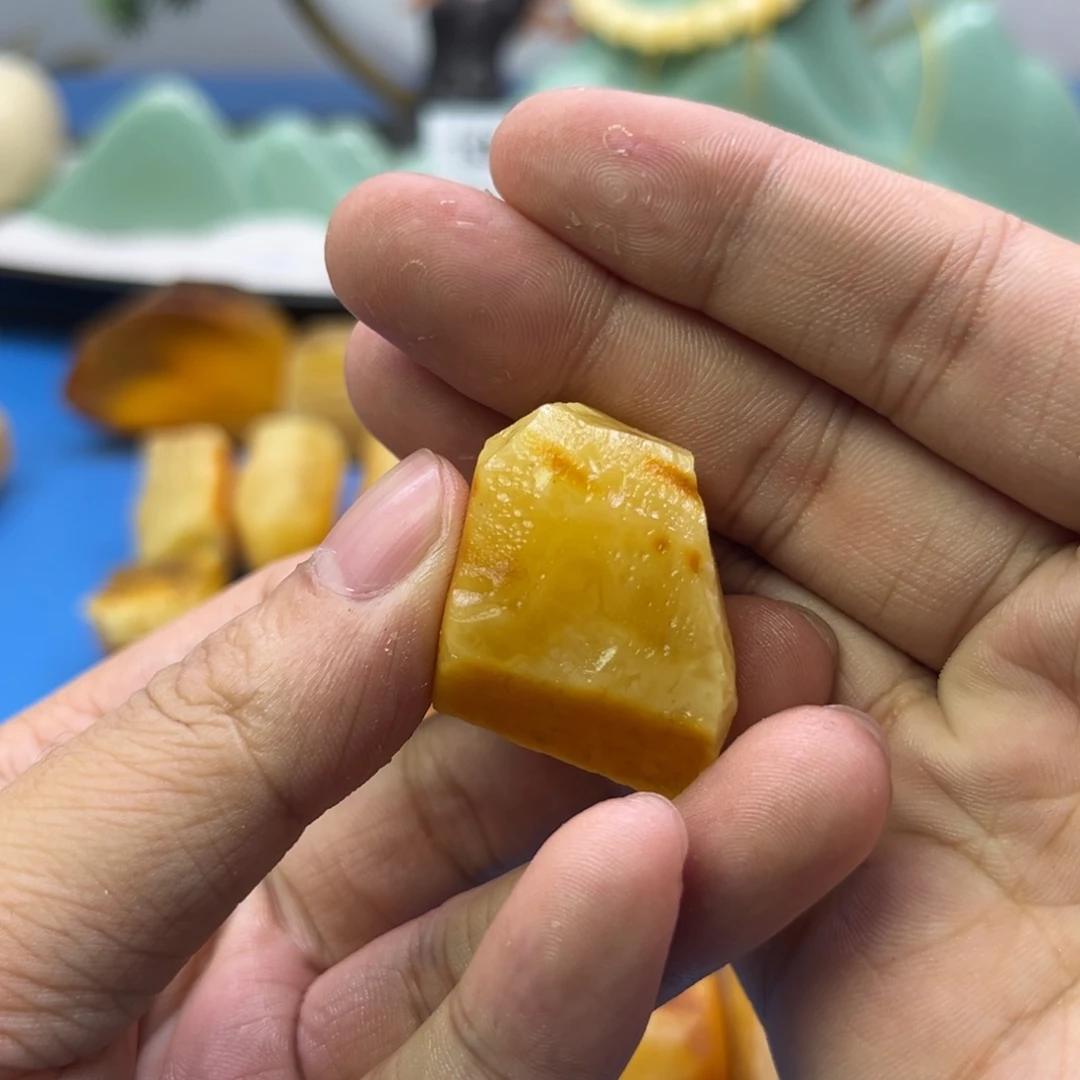 ༄***⁺定制琥珀未镶嵌蜜蜡原石不退不换