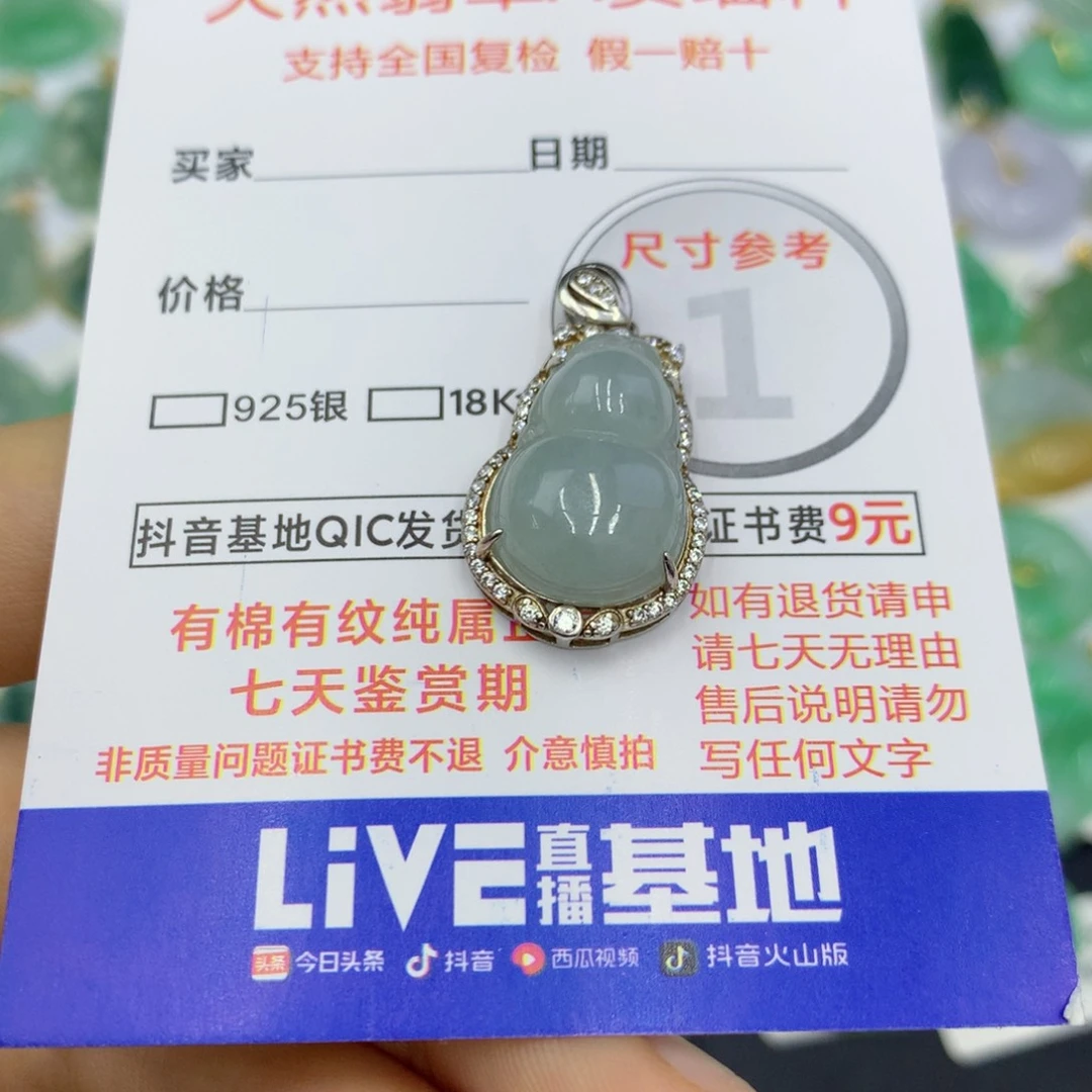 翡翠颈饰未镶嵌翡翠