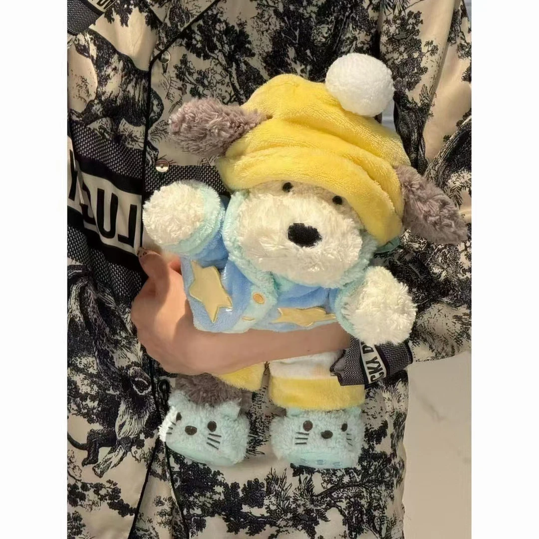 唐布利牧羊犬毛绒玩具陪睡抱枕趴趴狗公仔创意情人节生日治愈系狗