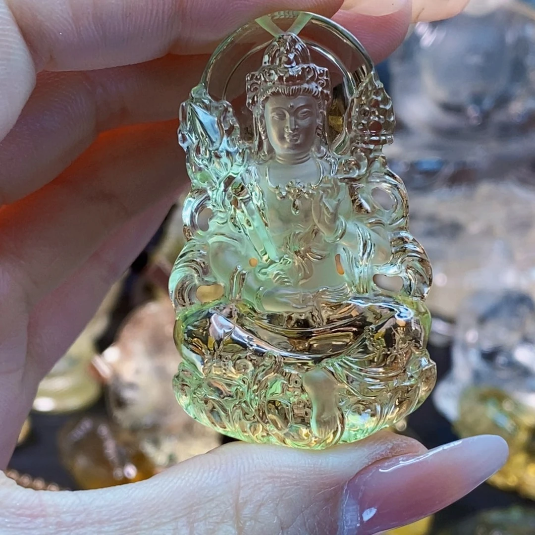 水晶颈饰未镶嵌润吊坠