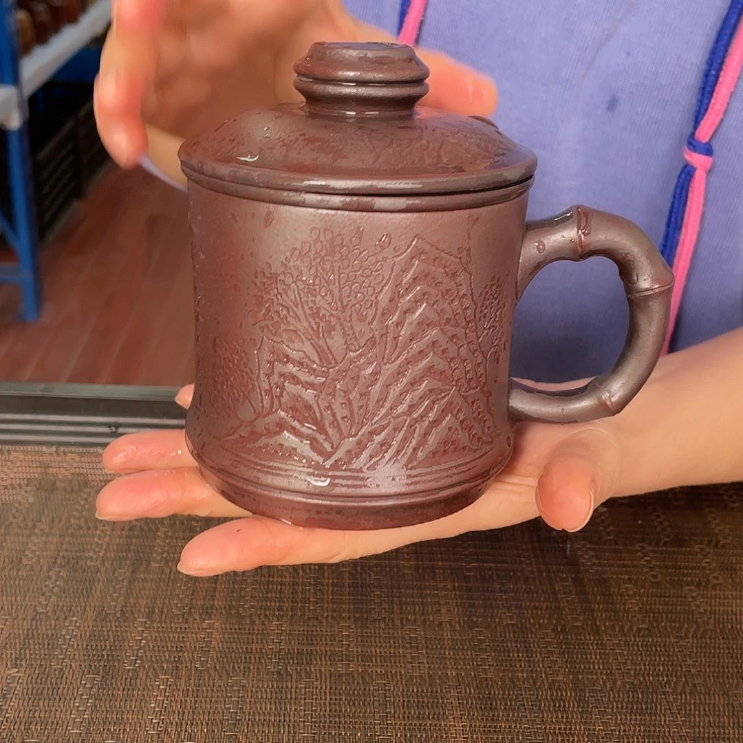 茶杯紫砂高货放漏