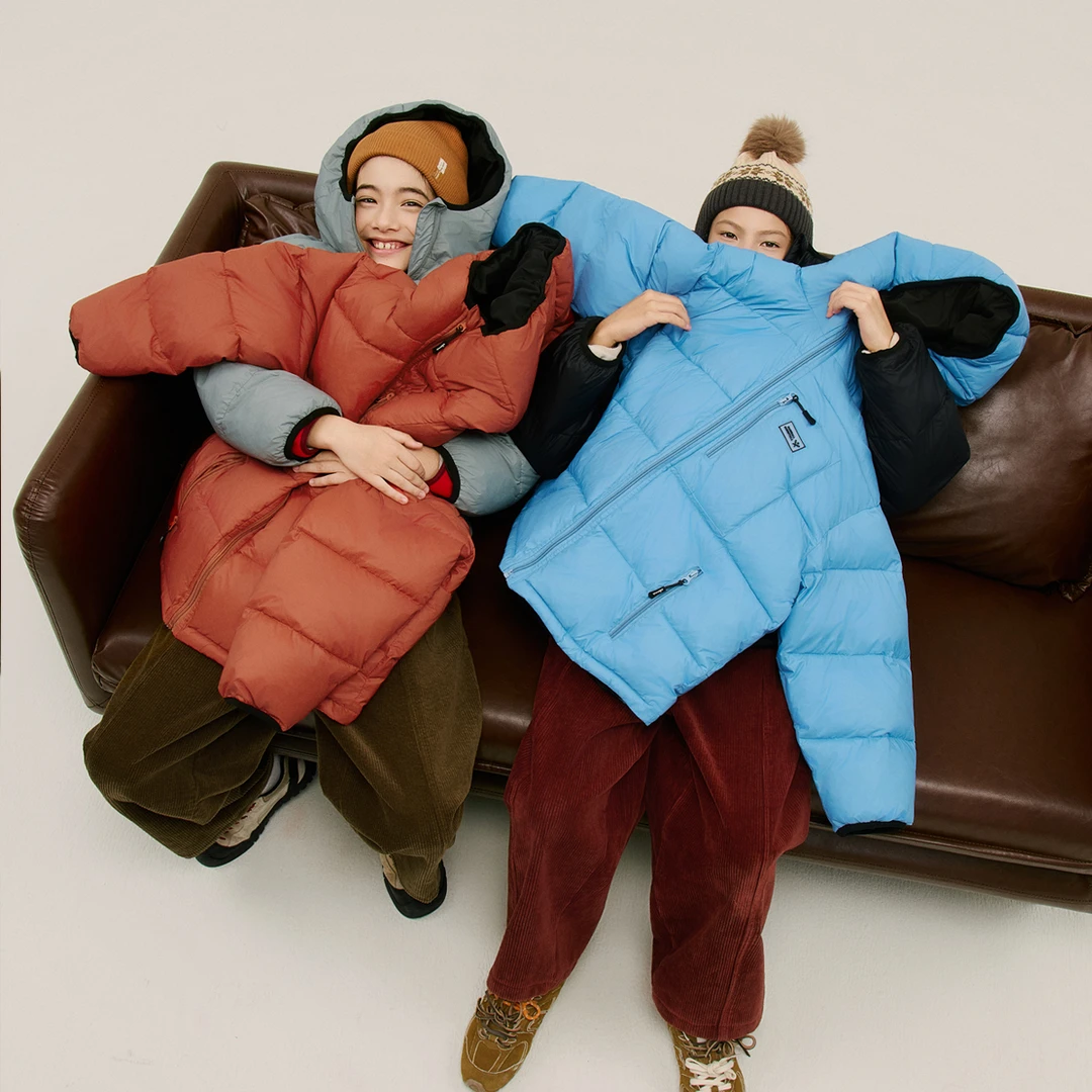 冬厚实四色连帽棉袄棉服户外防泼水防风男女童装儿童保暖外套上衣