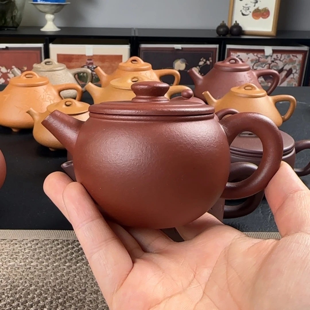 茶壶紫砂微瑕巨轮