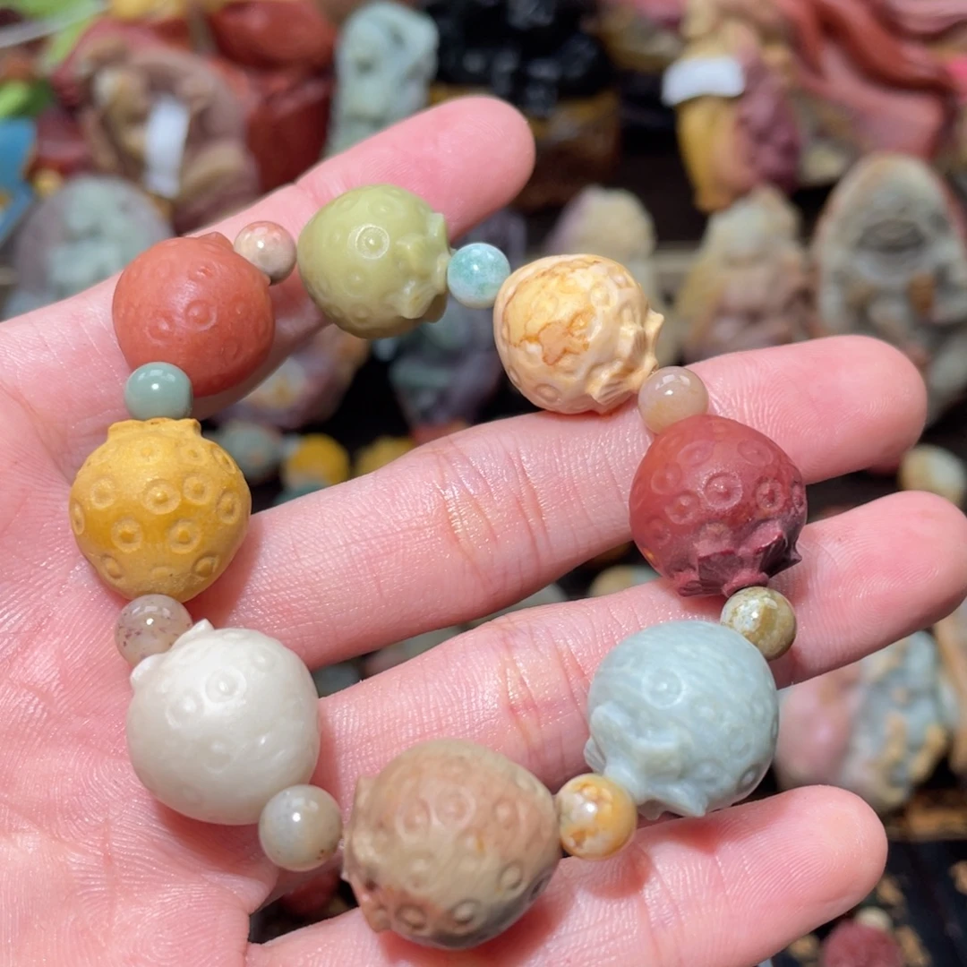 石英质玉未镶嵌手链