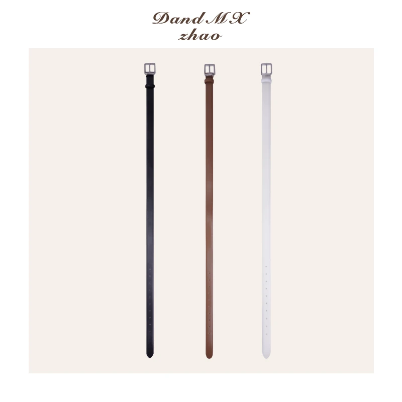 D&MX studio丨极简三色真皮腰带2025001